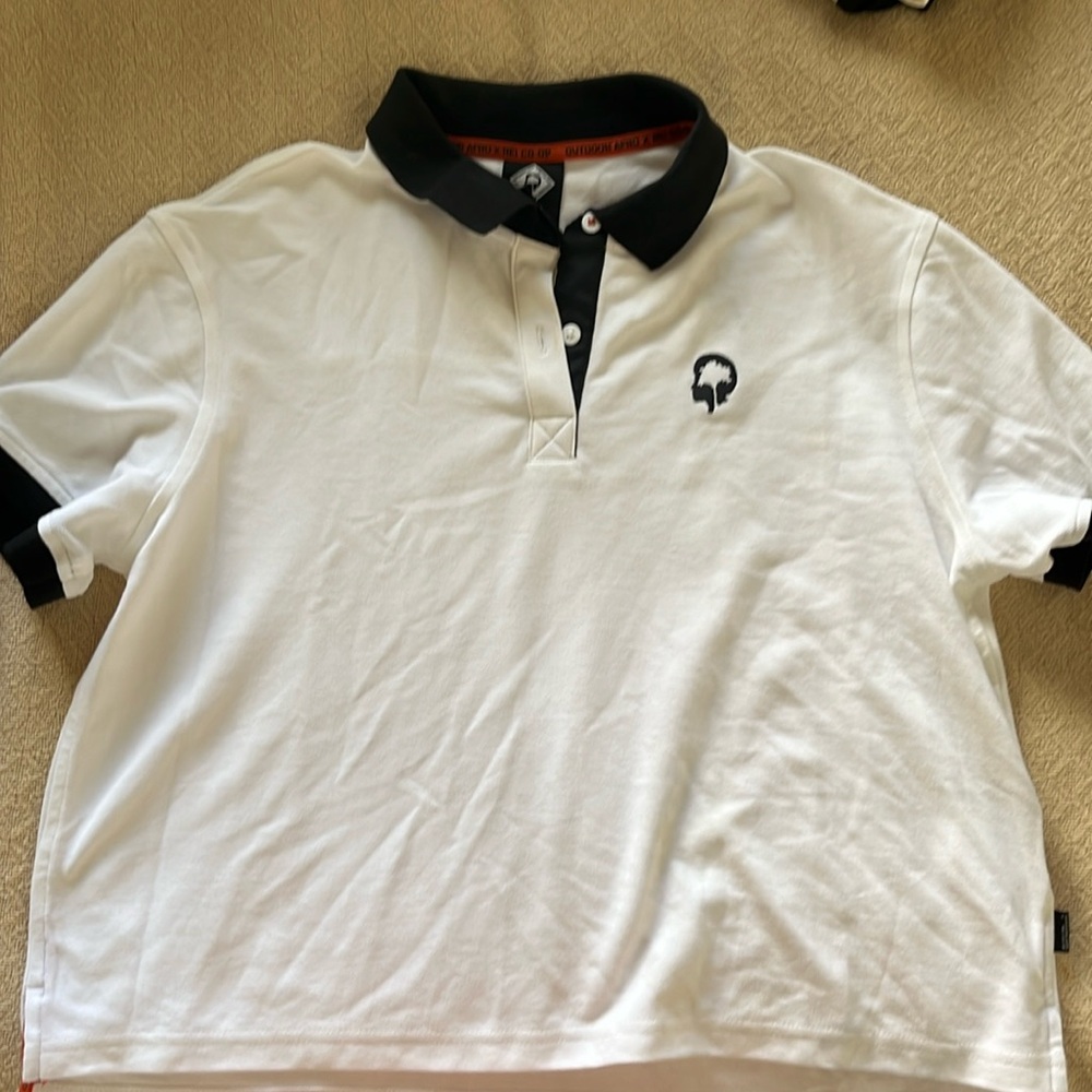 REI x Outdoor Afro long cropped polo - new, never used